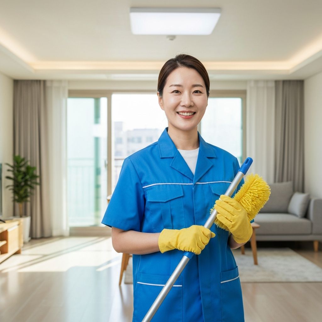 전문 청소 도우미